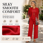 🌸 Dámská elegantní potištěná 3dílná sada – bez námahy stylový, dokonale sladěný