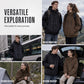 🔥2026 NOVÝ HORKÝ PRODEJ - UŠETŘETE 49%💕☔🌧️Unisex voděodolná větruodolná cargo bunda s kapucí🧥Outdoorový streetwear kabát