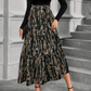 👗✨Dámské květované šaty do A-linky s dlouhým rukávem