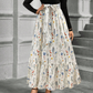 👗✨Dámské květované šaty do A-linky s dlouhým rukávem