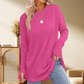 👚✨Dámské ležérní tričko s dlouhým rukávem a kulatým výstřihem✨𝘒𝘶𝘱𝘵𝘦 2 𝘢 𝘻í𝘴𝘬𝘦𝘫𝘵𝘦 𝘴𝘦𝘴𝘵𝘳𝘢𝘷𝘶 8% 𝘴𝘭𝘦𝘷𝘶