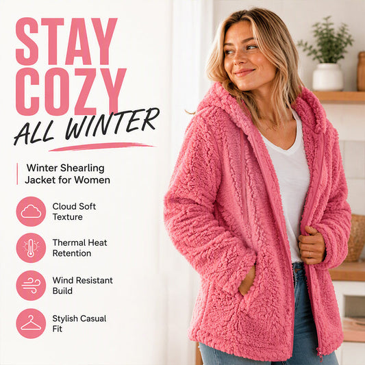 Dámská bundа s kapucí na zip z fuzzy materiálu