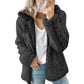 Dámská bundа s kapucí na zip z fuzzy materiálu