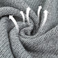 🧶 Snadné vrstvení pro útulný pocit | Dámský pletený kardigan s kapucí a knoflíky