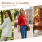 🥳PODZIMNÍ VÝPRODEJ🥳🍂50K+ PRODÁNO!💥50% SLEVA! 🧶Ležérní top s límečkem a knoflíky👚