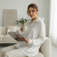 🥳PODZIMNÍ VÝPRODEJ🥳🍂50K+ PRODÁNO!💥50% SLEVA! 🧶Ležérní top s límečkem a knoflíky👚